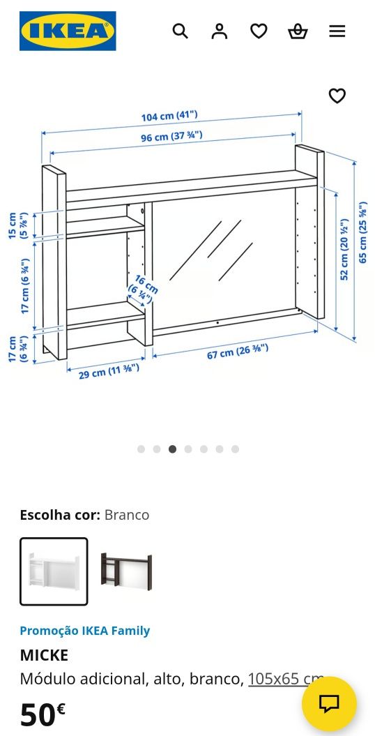 Secretária  ikea