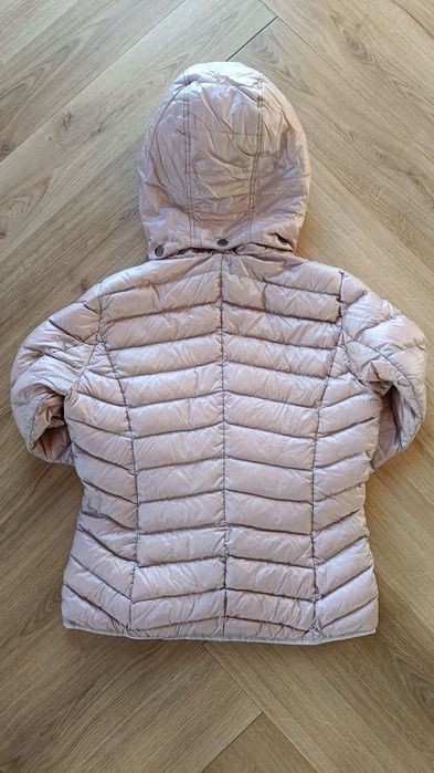 Kurtka z pierzem lekka naturalny puch 34 XS S pikowana Comma