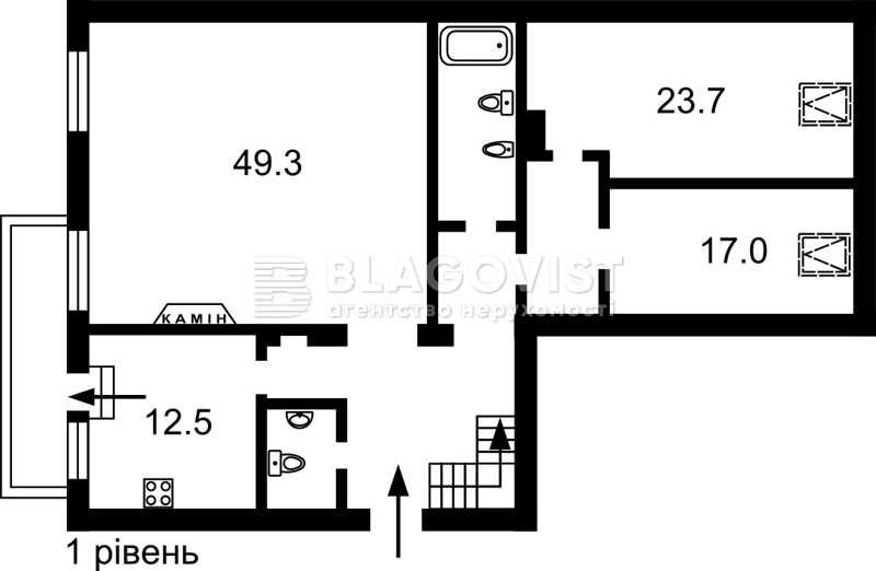 Продам 3 комнатную Павловская,18 , 211 метров, Центр, Лукьяновка