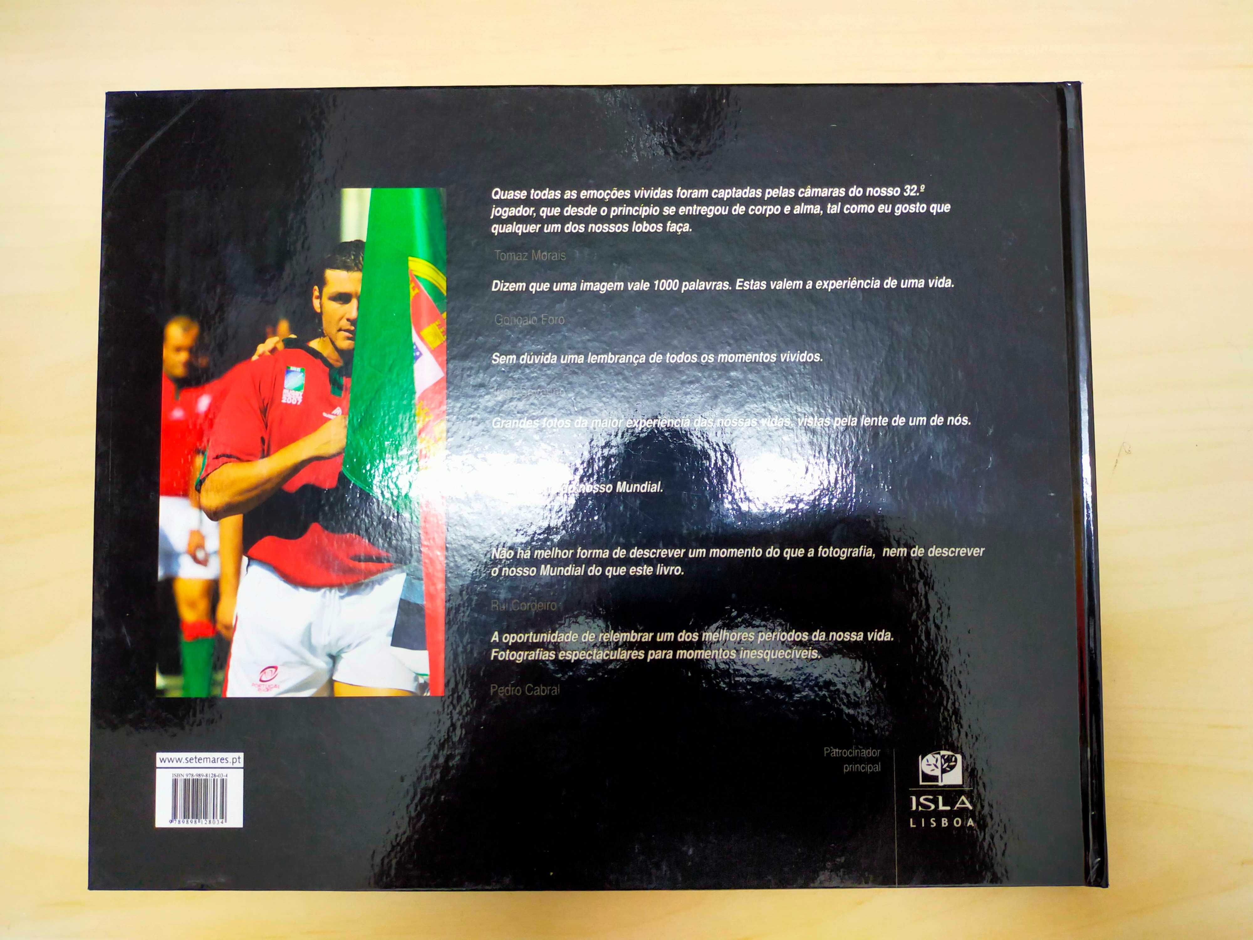 Livro Os Lobos Seleção de Rugby Portuguesa