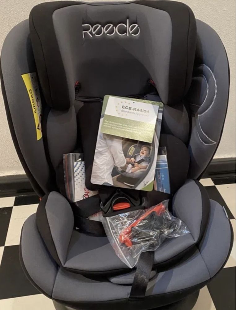 Fotelik samochodowy Reecle ISOFIX 360 ° obrotowy