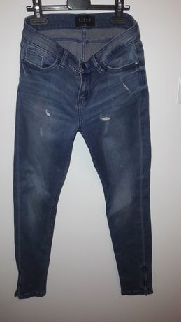 Spodnie jeansowe-Mohito