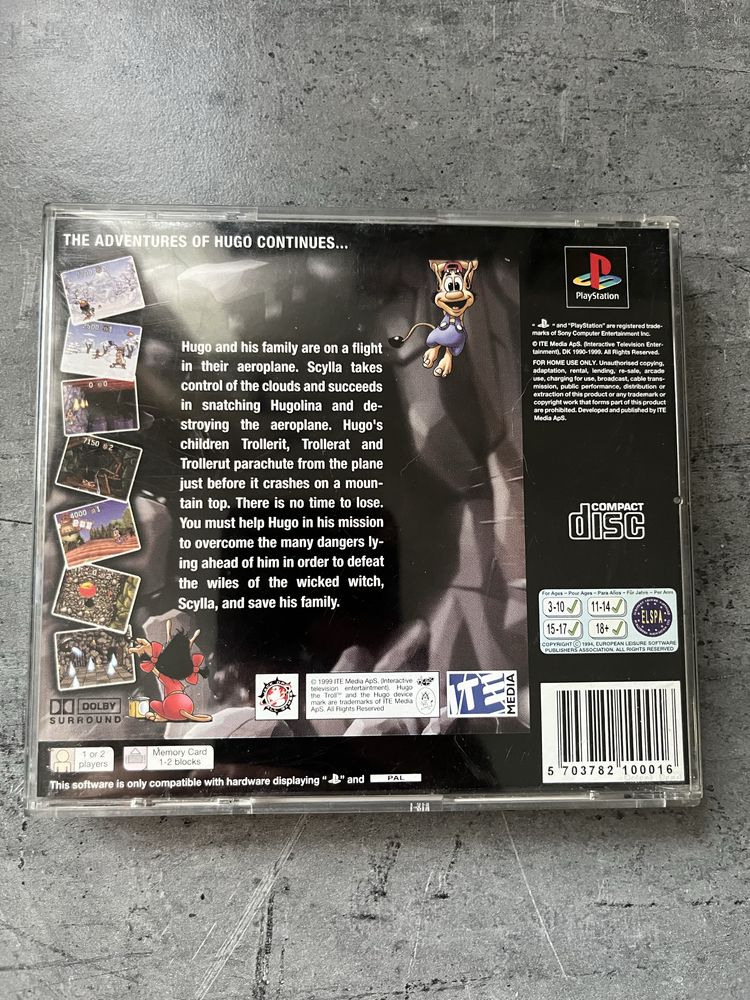 Hugo 2 PSX PS1 one ENG