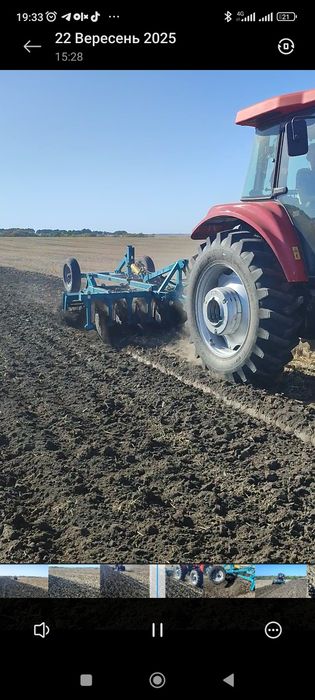 Послуги з дискування, оранка, глибоке рихлення