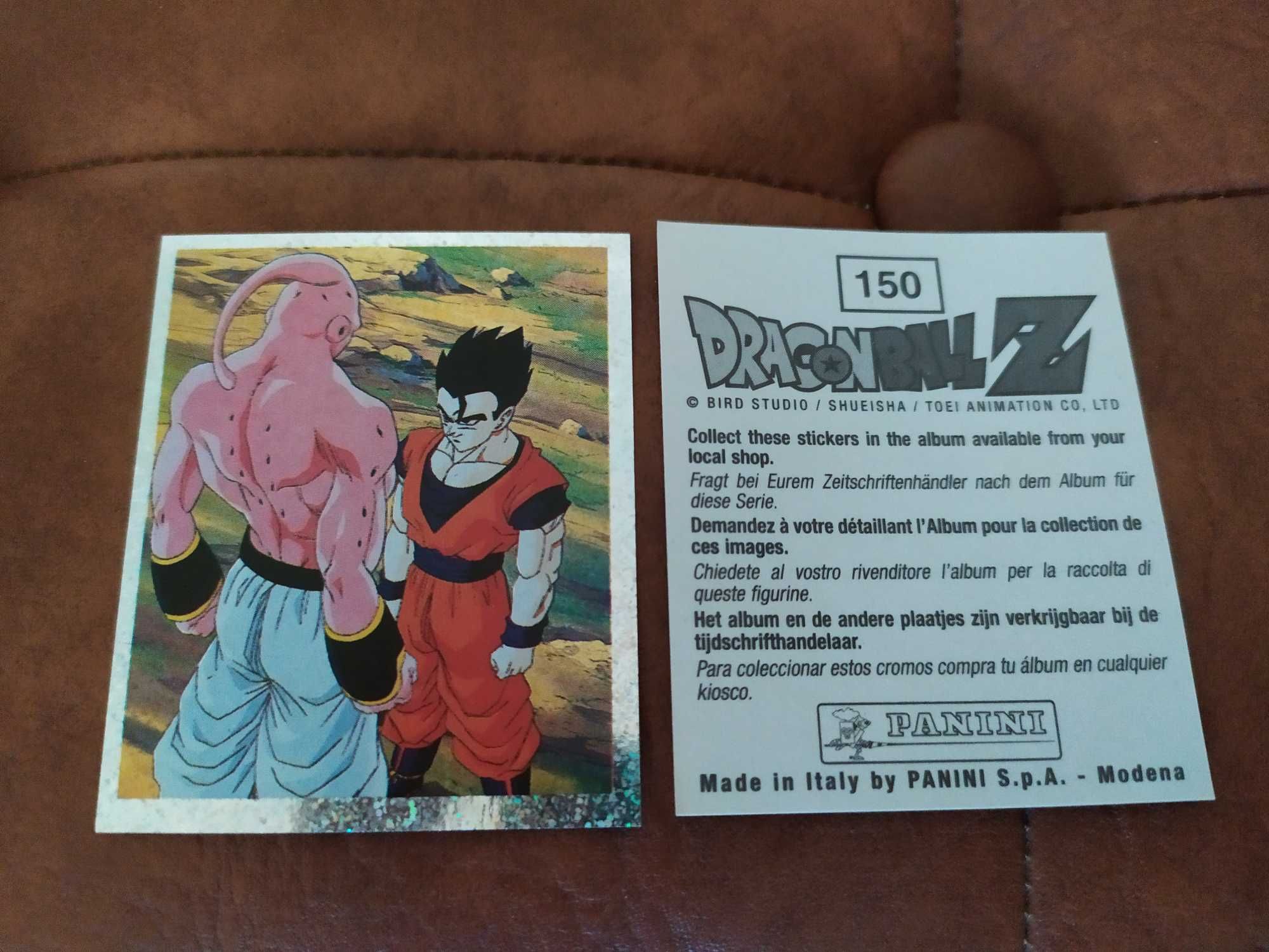 Cromos Dragon Ball Z e Z2 Panini anos 90