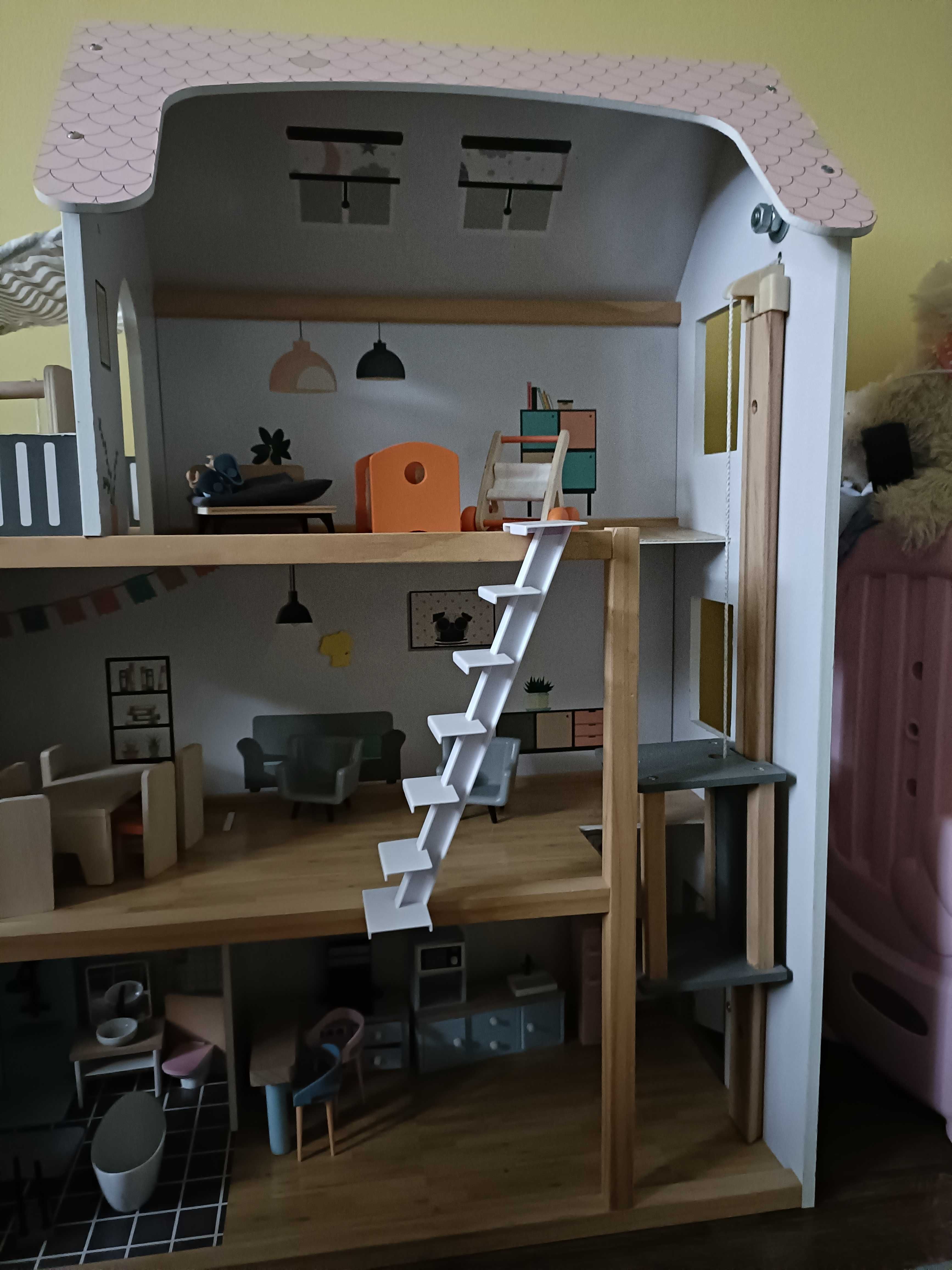 Domek dla lalek drewniany lidl