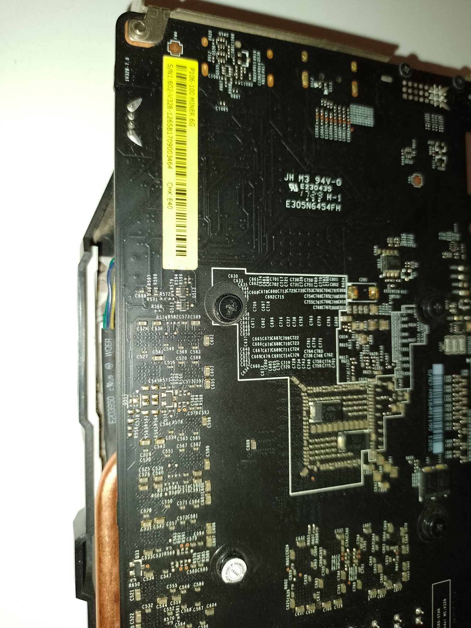 MSI P106-100 6gb samsung відеокарта для майнінга