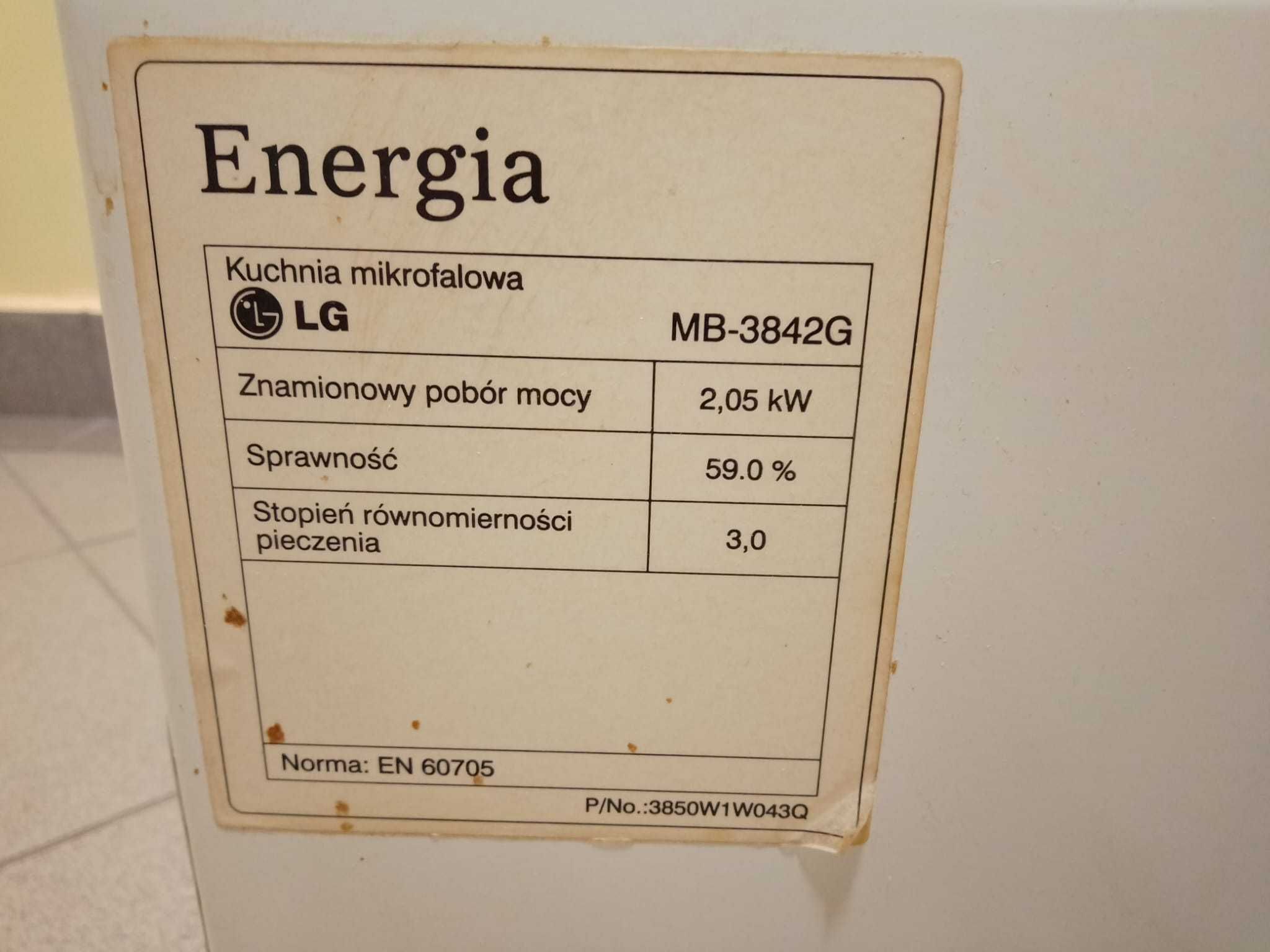 kuchenka mikrofalowa LG