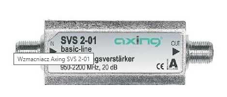 Wzmacniacz Axing SVS 2-01 .Liniowy wzmacniacz TV- SAT- N -50%