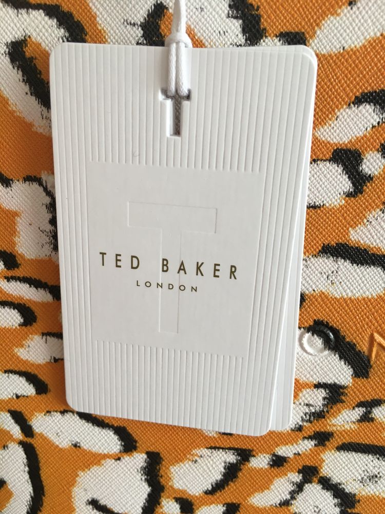 Mala Ted baker laranja leopardo