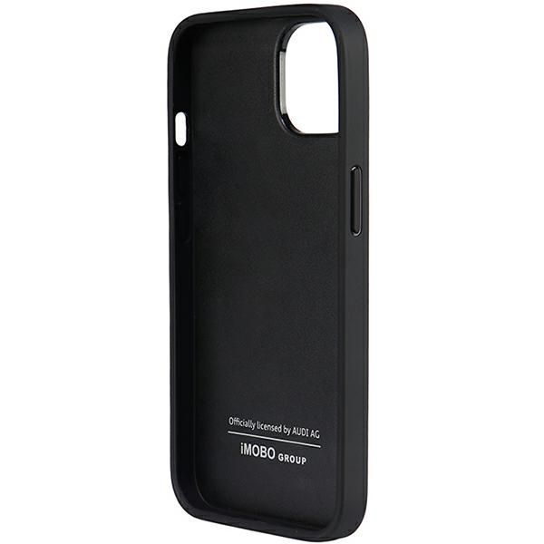 Etui Ochronne Audi Genuine Leather dla iPhone 14/15/13 6.1" - Czarny