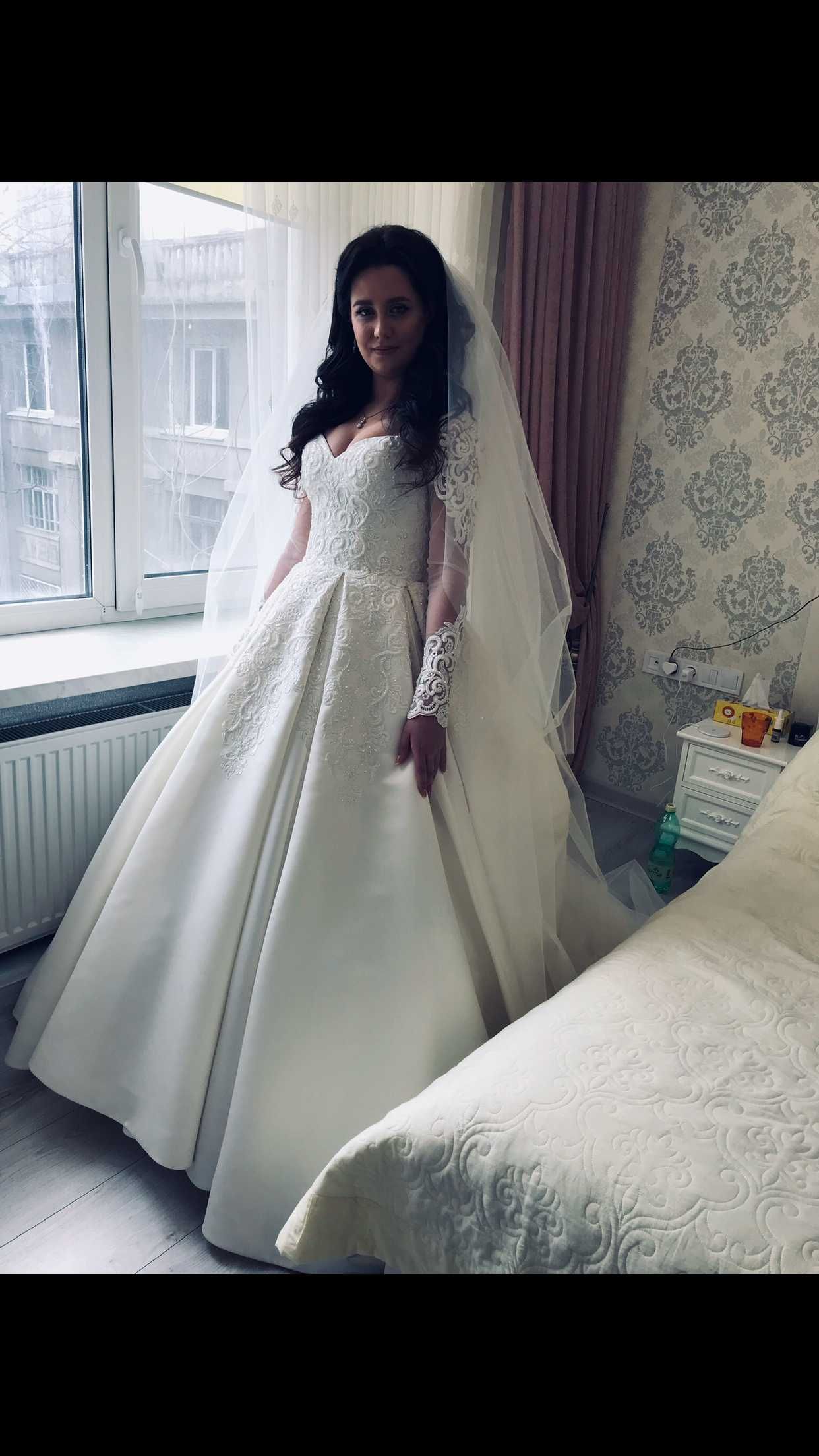 Сказочно красивое свадебное платье