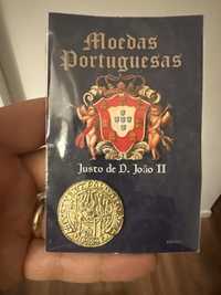 Moedas portuguesas justo de D. joão II replica