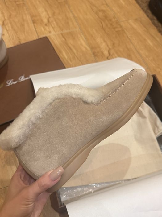 Лофери на хутрі в стилі Loro Piana