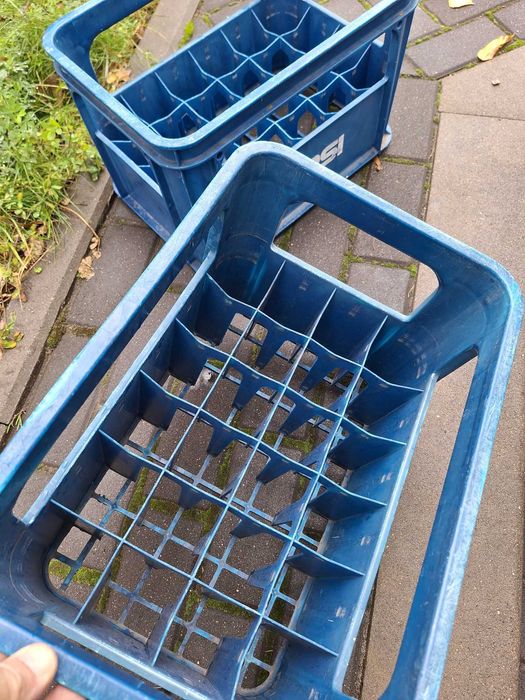 Skrzynka, krata, transporter na butelki PEPSI (stare logo)