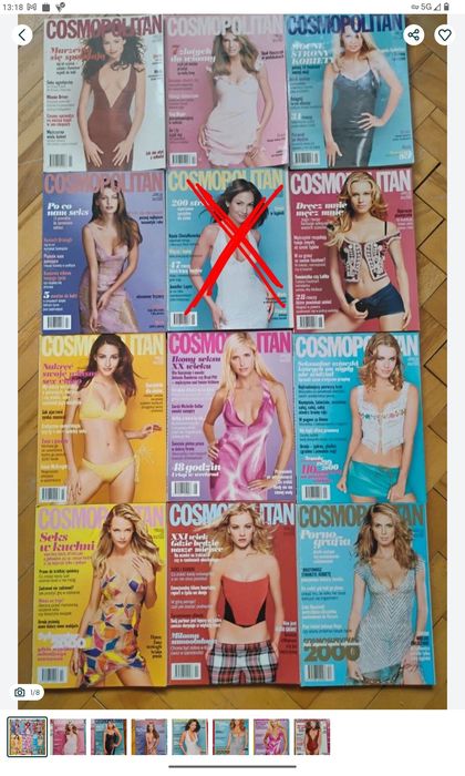 Cosmopolitan 1998, 1999 - 23 numery