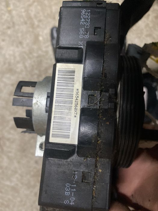 Manetki przełącznik zespolony zwijak taśma Peugeot 807 307 oryg kpl