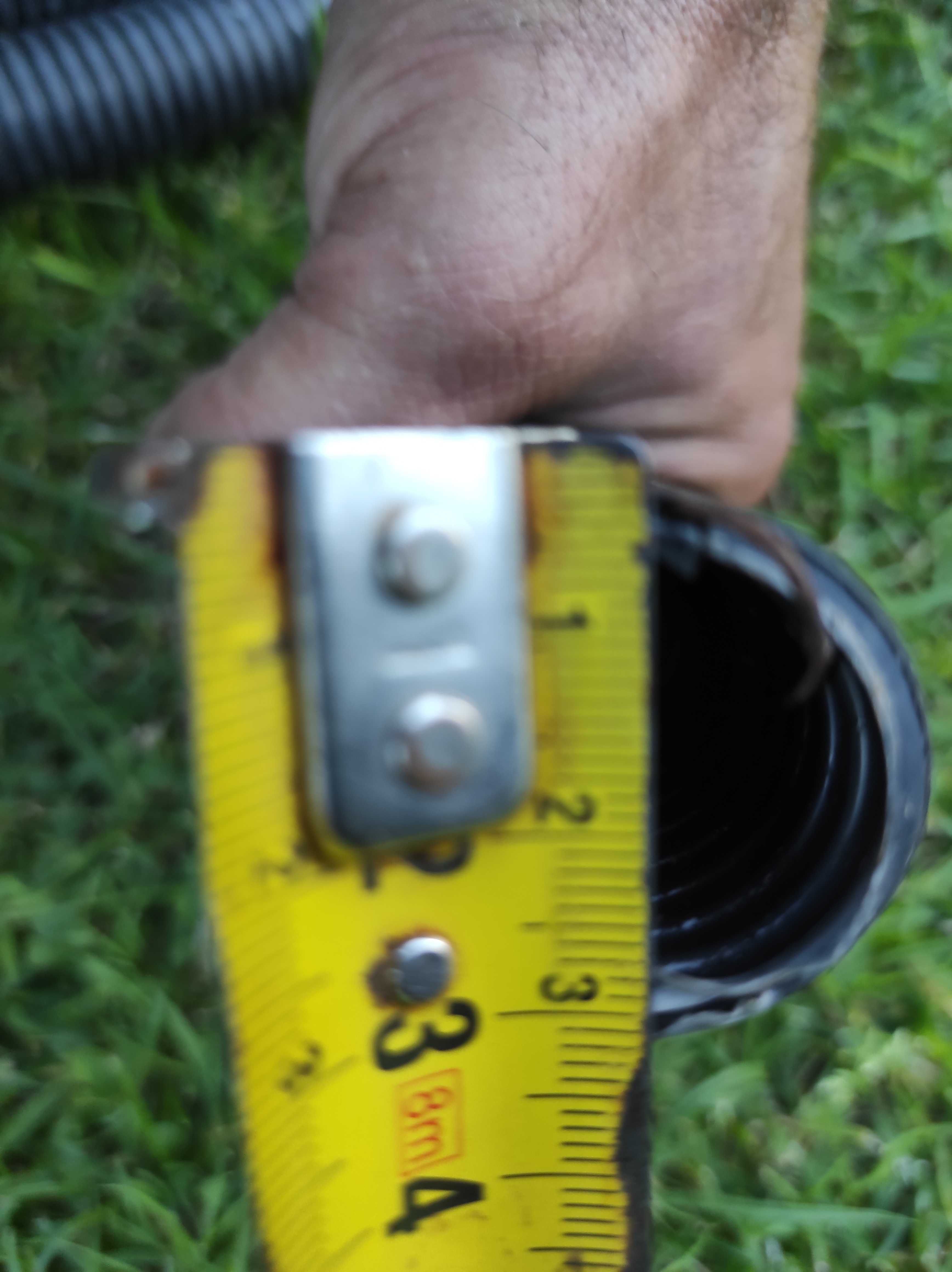 Peszel z pilotem czarny 30 mm . 25 metrów . Rura karbowana elektryczna