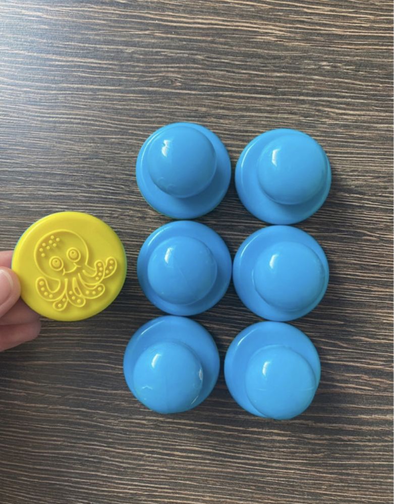 Pieczątki play doh foremki