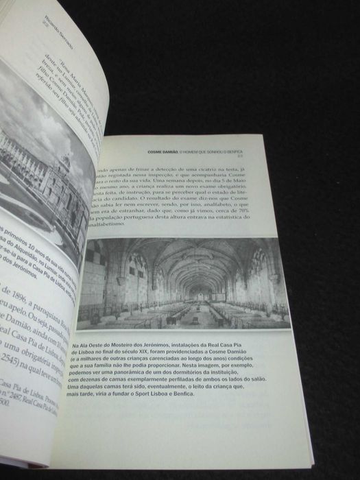 Livro Cosme Damião O Homem que sonhou o Benfica Ricardo Serrado