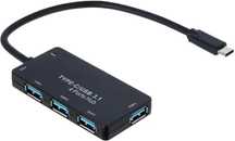 Hub AK-AD-52 USB type C / USB 3.1 4-portowy