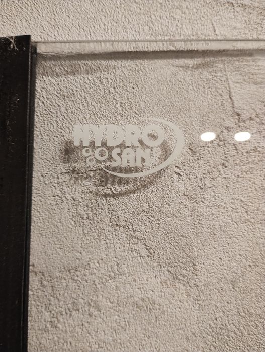 Kabina prysznicowa pięciokątna KZ10A czarna 80x80 CM (bez brodzika)