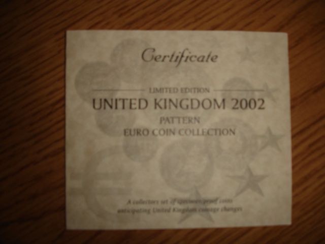 Euro Provas de Inglaterra (United Kingdom) 2002.