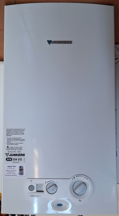 Esquentador Junkers Ventilado 14 Litros Gás Garrafa