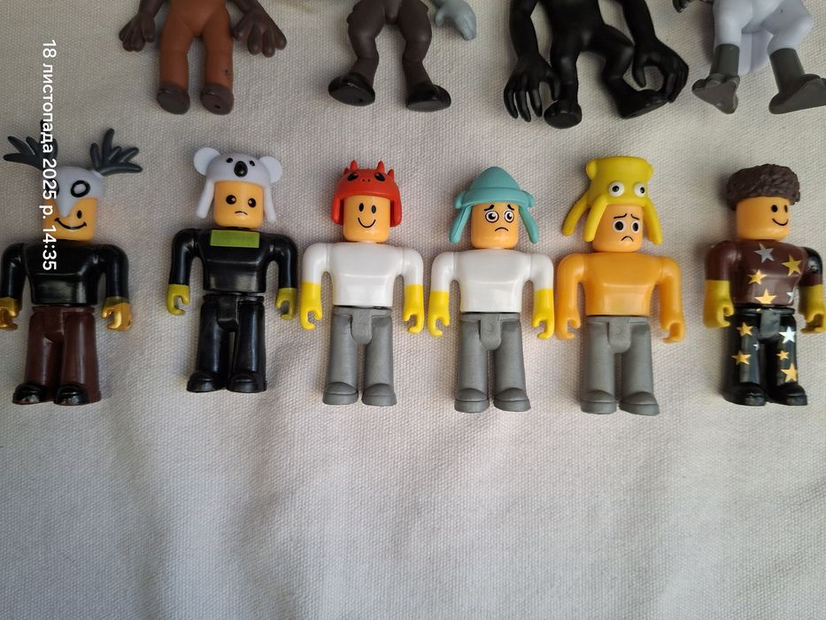 99 ночей в лесу набор фигурок 10 шт.сова,олень,баран роблокс roblox