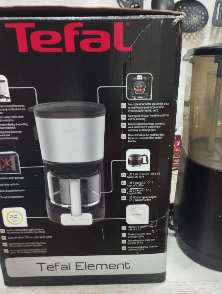 Кофеварка tefal element в отличном состоянии