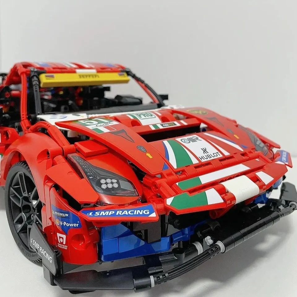 Ferrari 488 Pista klocki technic model