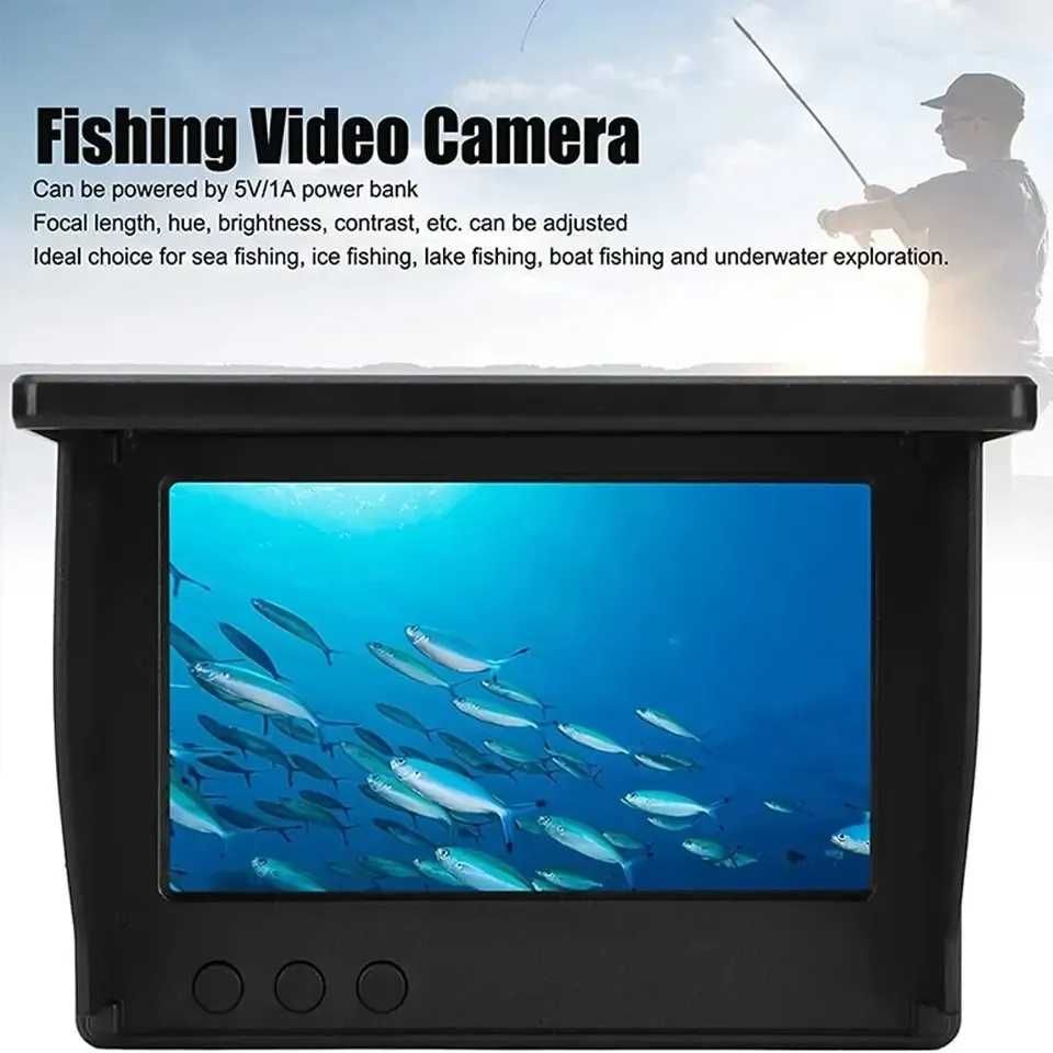 Fish Finder Lokalizator ryb kamera wyświetlacz LCD 4.3