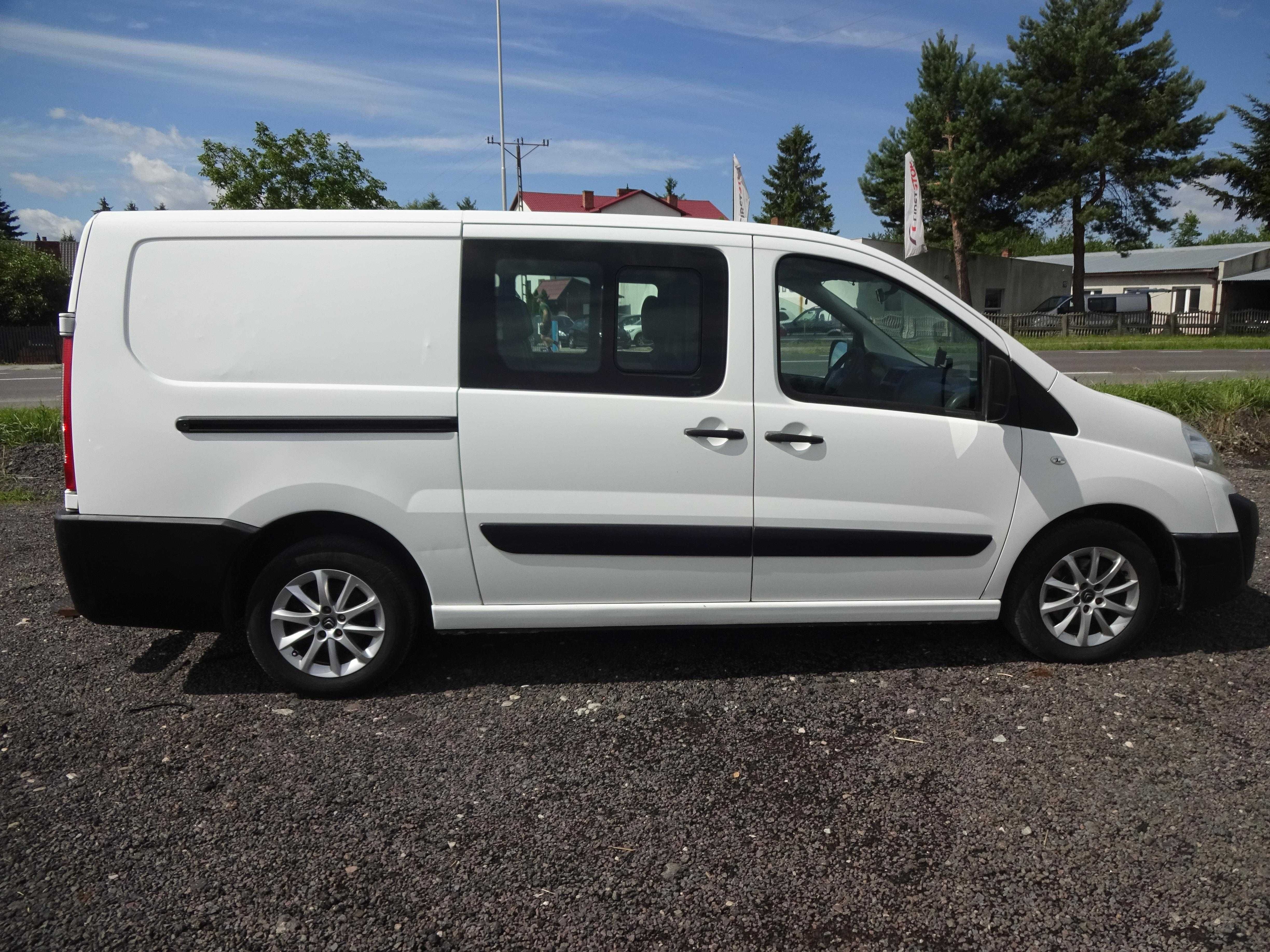 Citroen Jumpy # Dubel kabina # 6 miejsc # hak