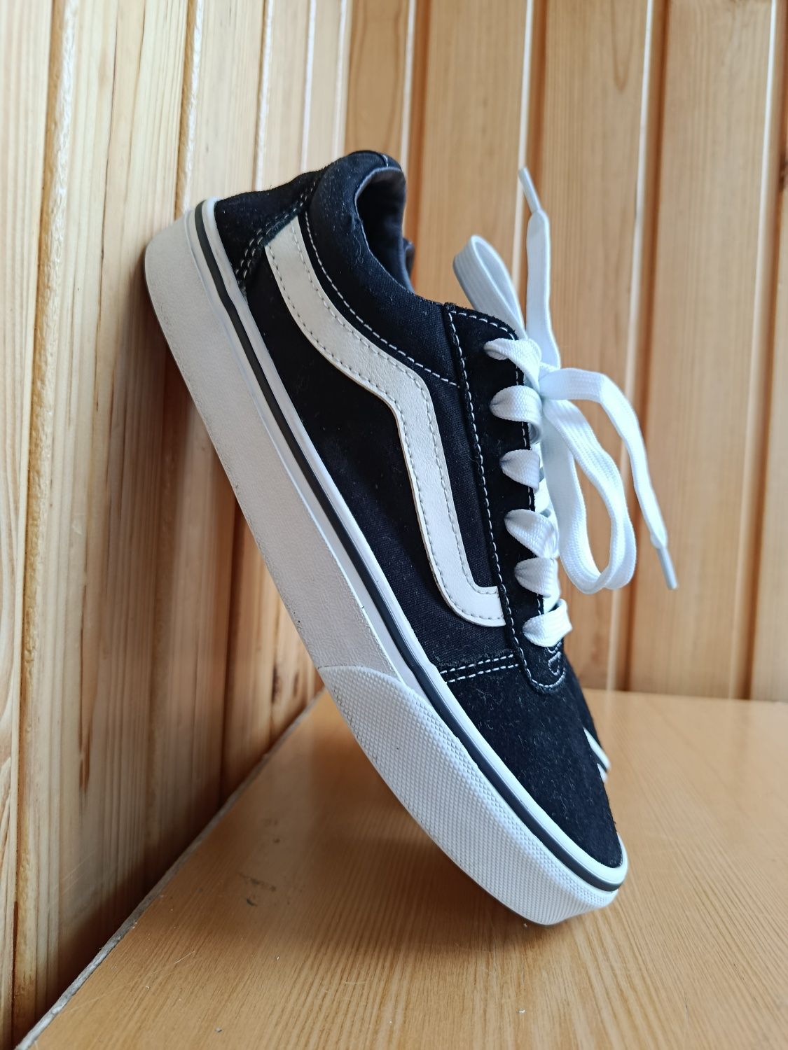 Кеди Vans Old Skool Classic Black White Original