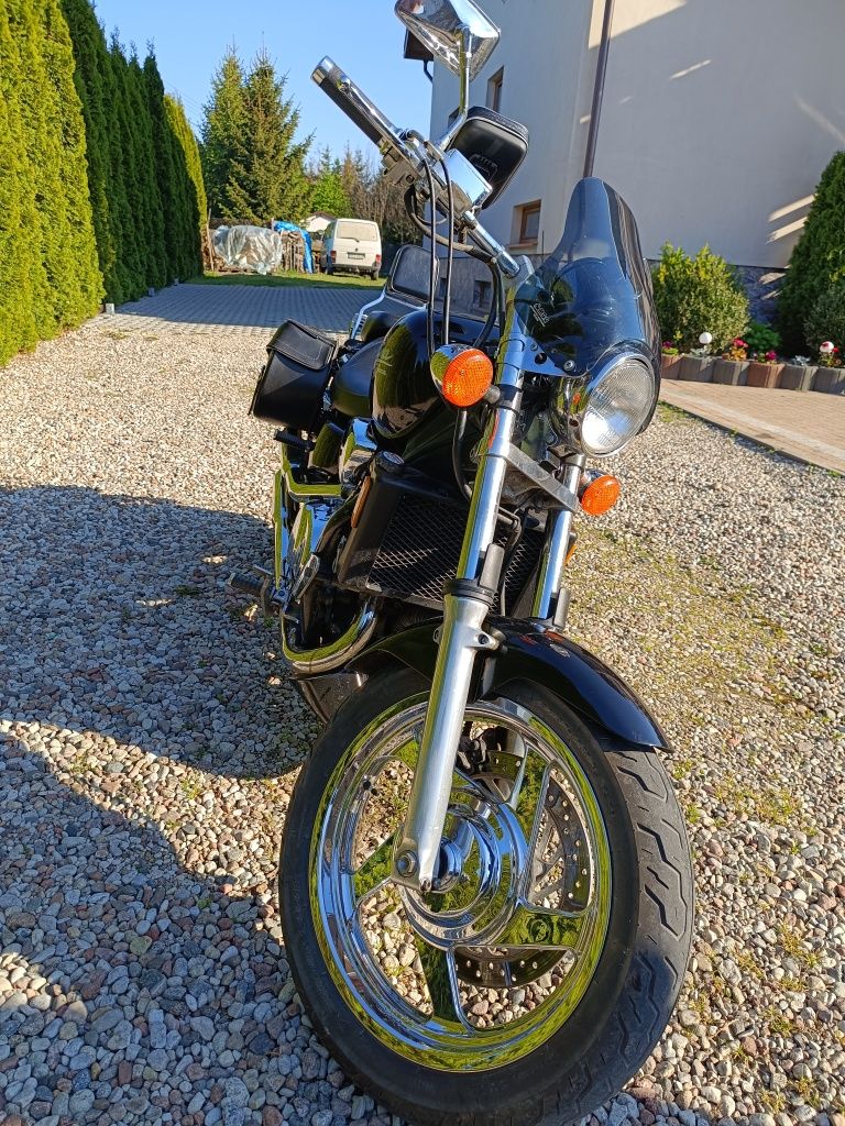 Honda Magna która pięknie brzmi. Zamiana na Simson auto lub Virago 125