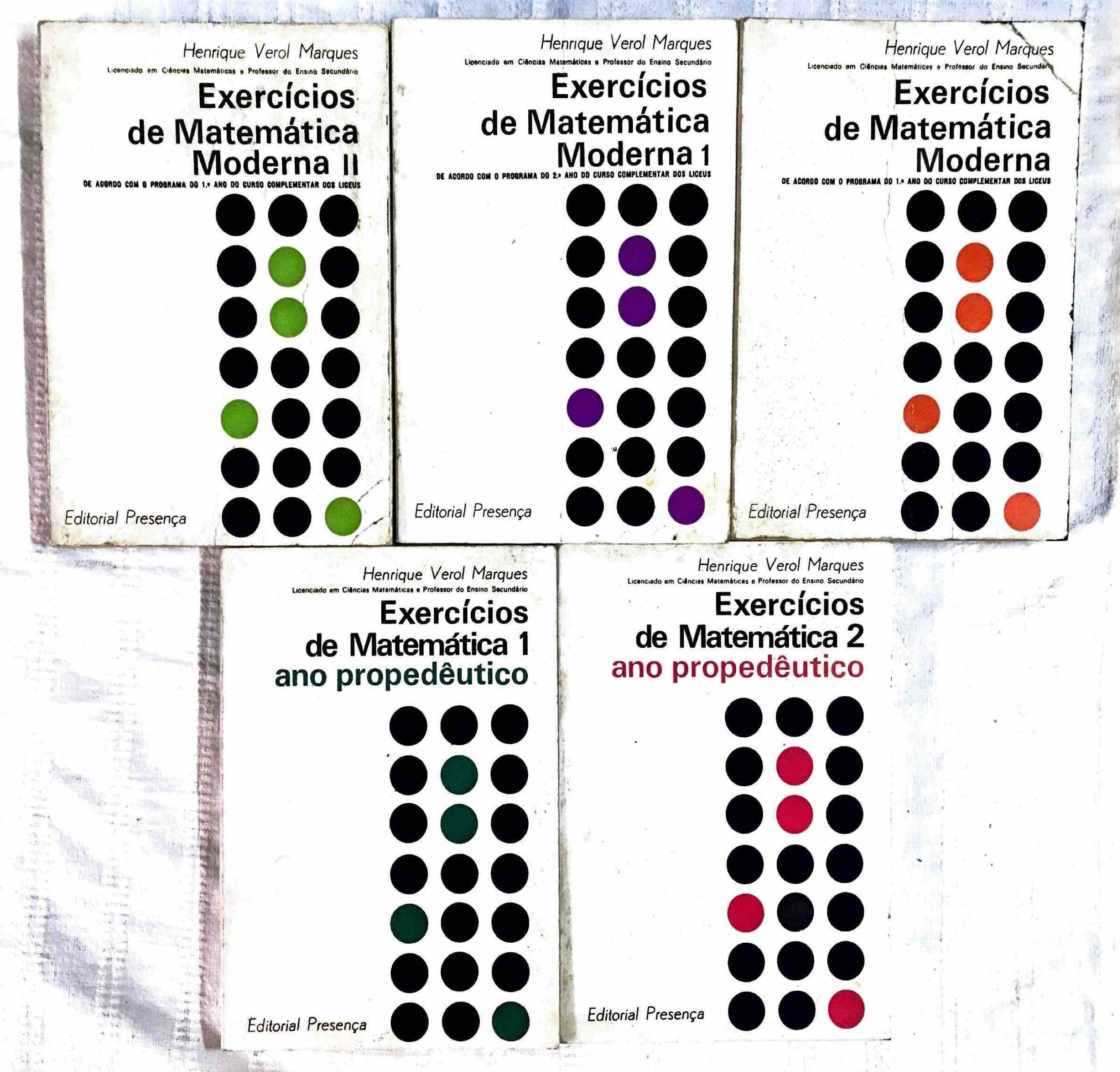 Matemática - livros de exercícios