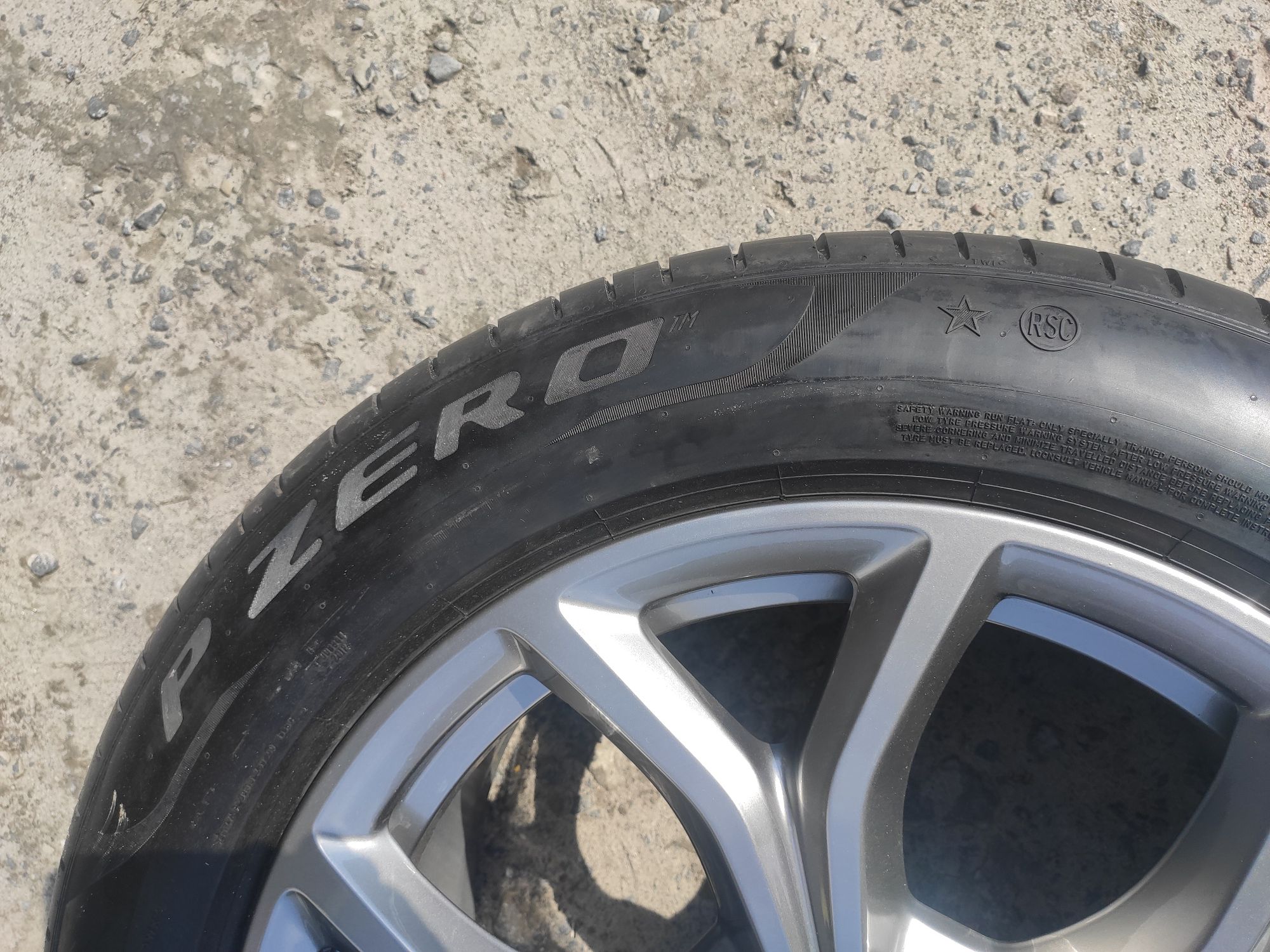 Шини літні 265 50 19 pirelli p zero, 8mm, 2022, bmw x5, touareg, caene