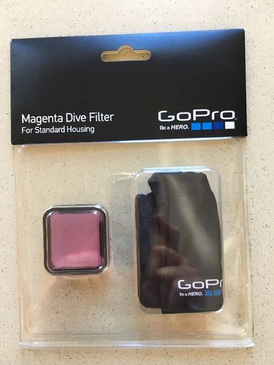 Filtro magenta para caixa estanque GoPro - NOVO