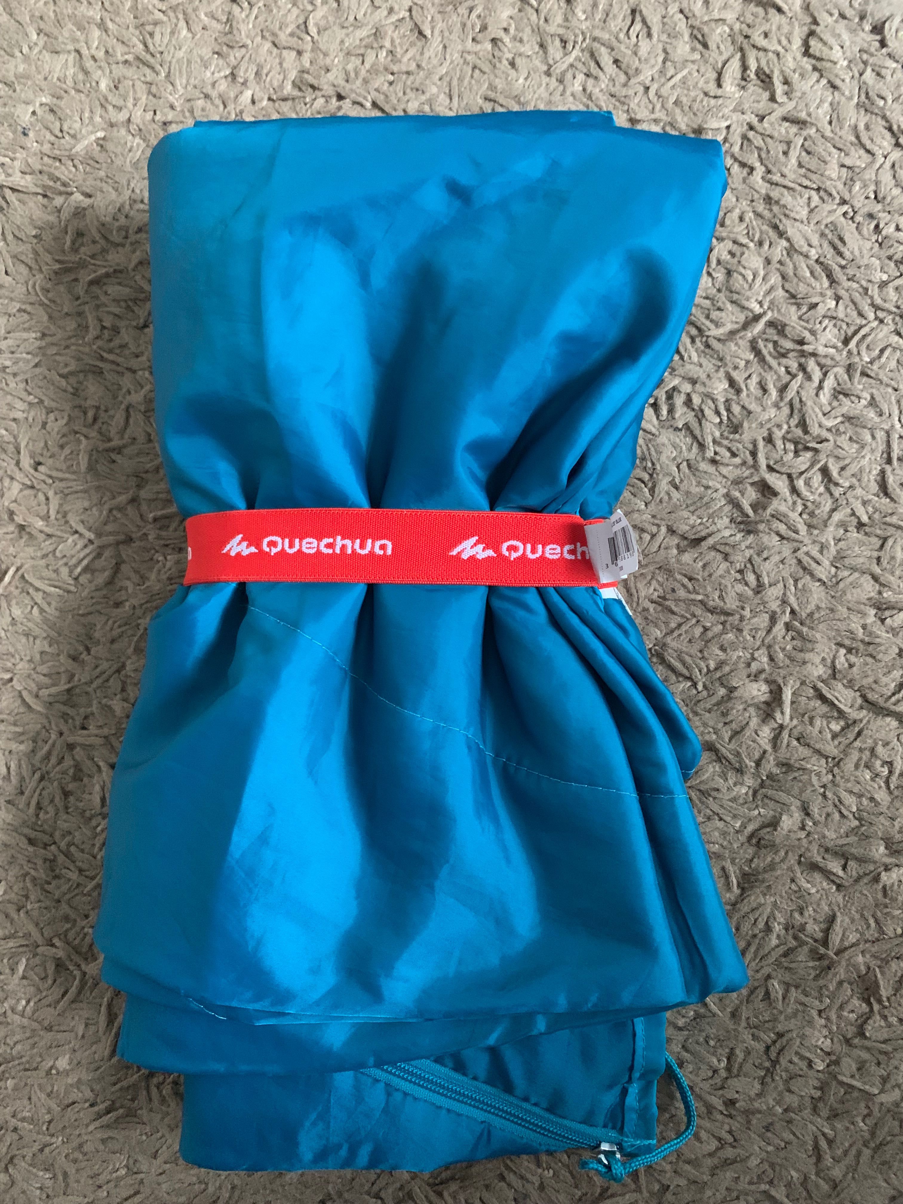 Śpiwór jak nowy 176/74 decathlon arpenaz 25 blue