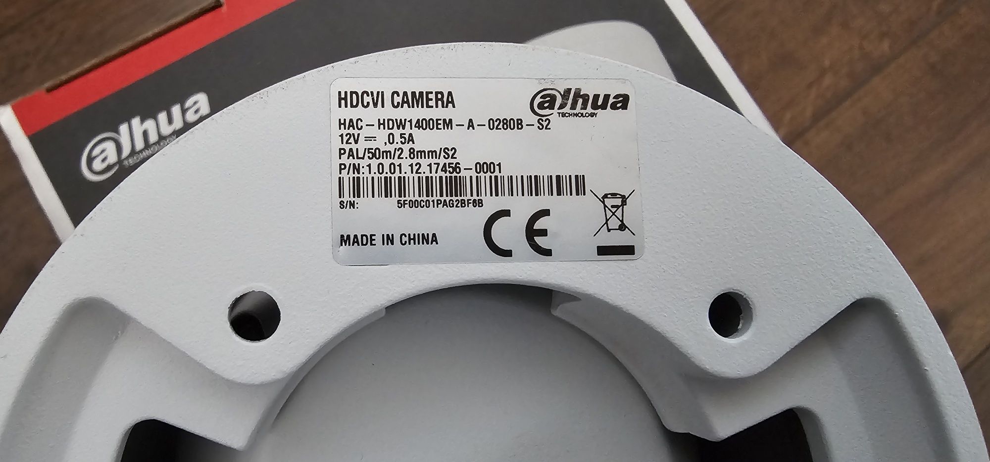 Kamera 4Mpx 2k Dahua HAC-HDW1400EM-A-0280B