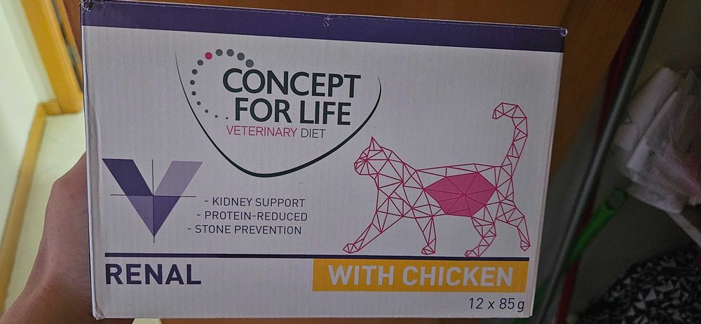 Comida húmida renal para gato