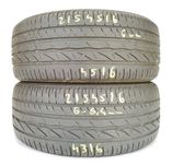 4x 215/45 R16 Bridgestone ER300 opony letnie 7 mm / montaz