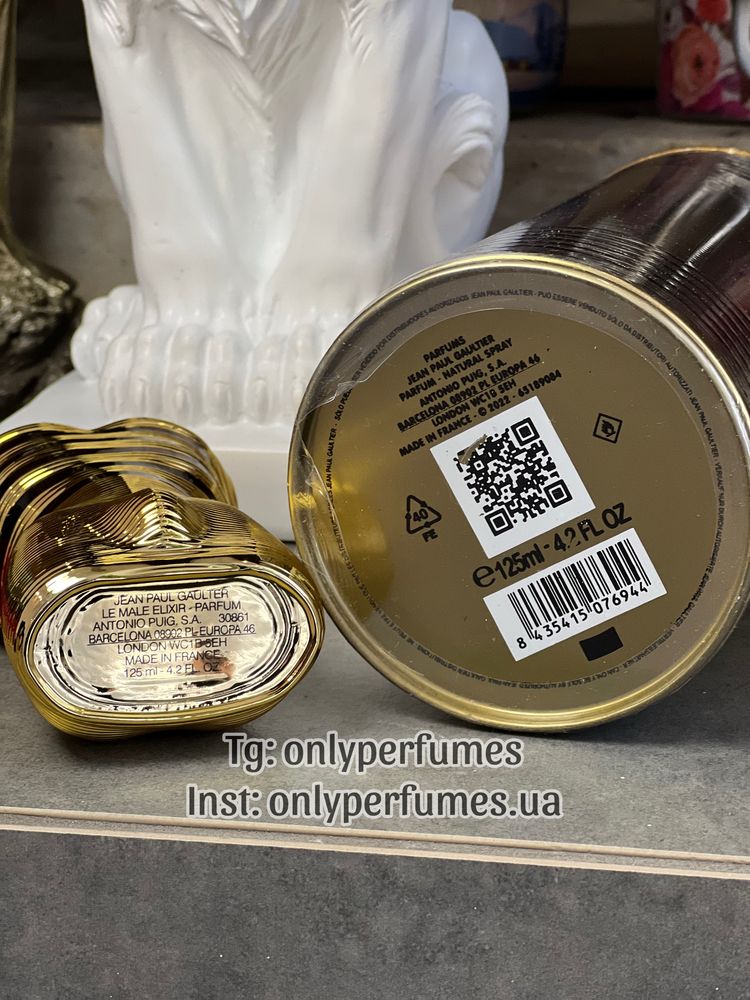 Духи чоловічі Jean Paul Gaultier Elixir.Тубус Жан Поль Эликсир 125 мл