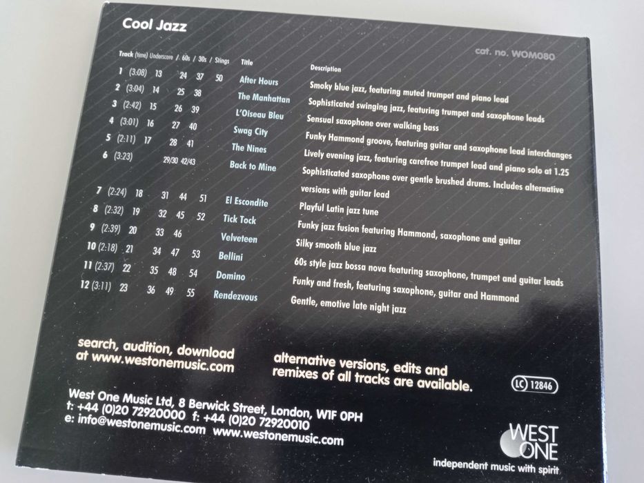 JAZZ COOLJAZZ - Stan Sulzmann e John Parricelli - CD muito raro