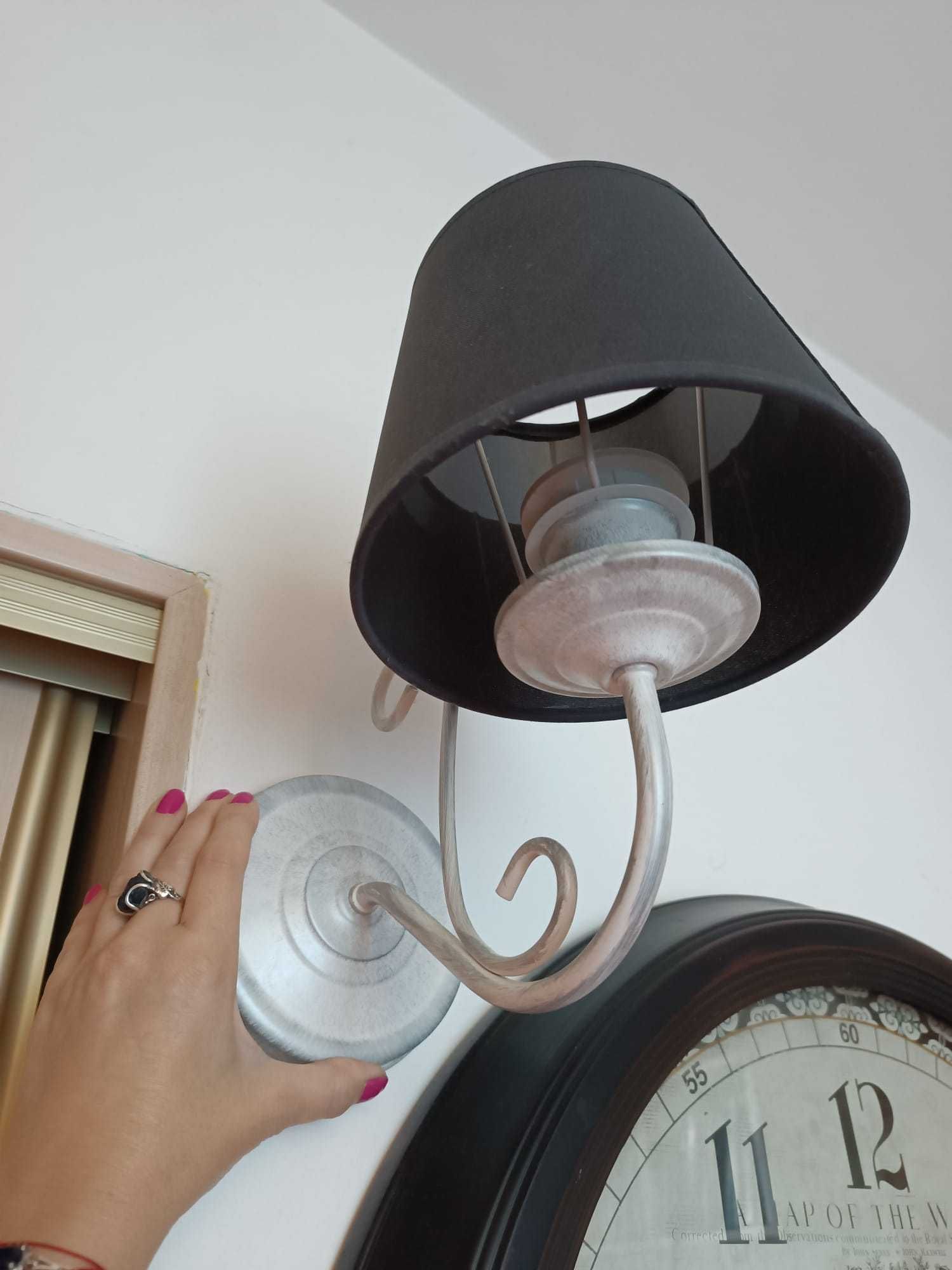 Lampa kinkiet stylizowany abażur