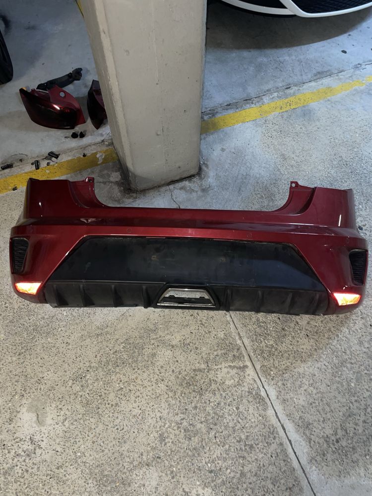 Pára-choques traseiro + difusor seat ibiza cupra bocanegra 6j