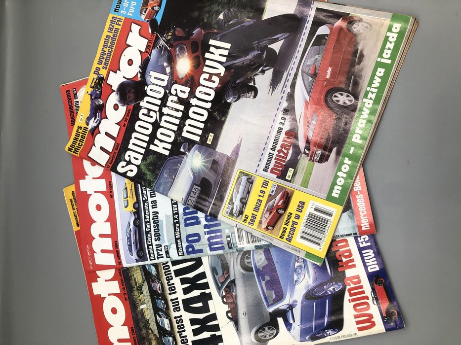 Magazyny motoryzacyjne Motor lata 2000