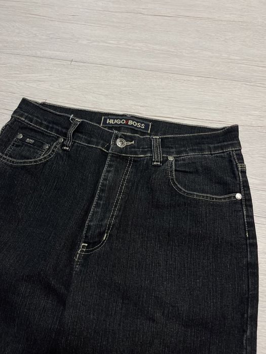 Чоловічі чорні класичні джинси Hugo Boss vintage