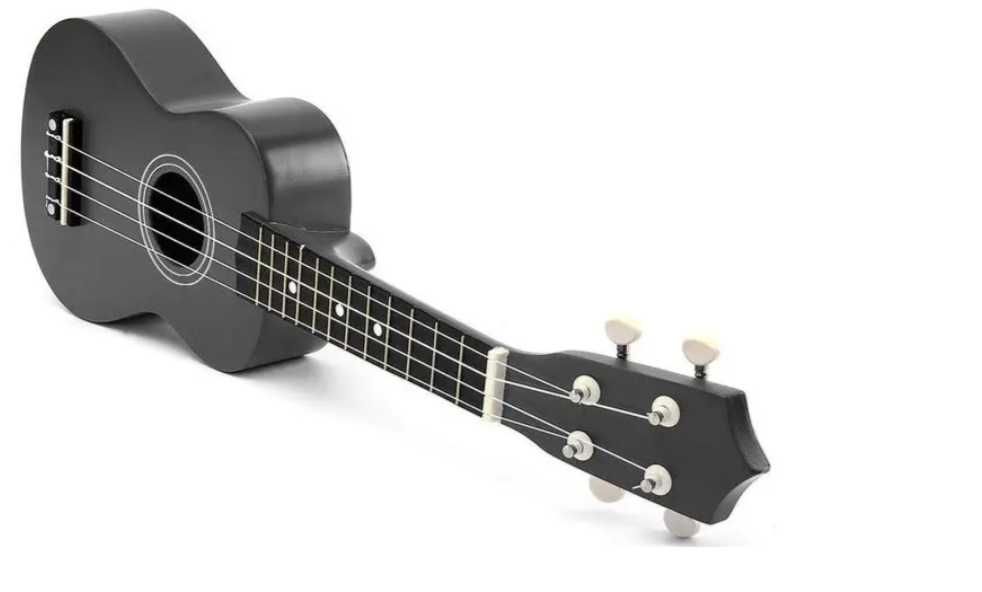 Укулеле Чорна Чехол Ремінь Медіатор Струна