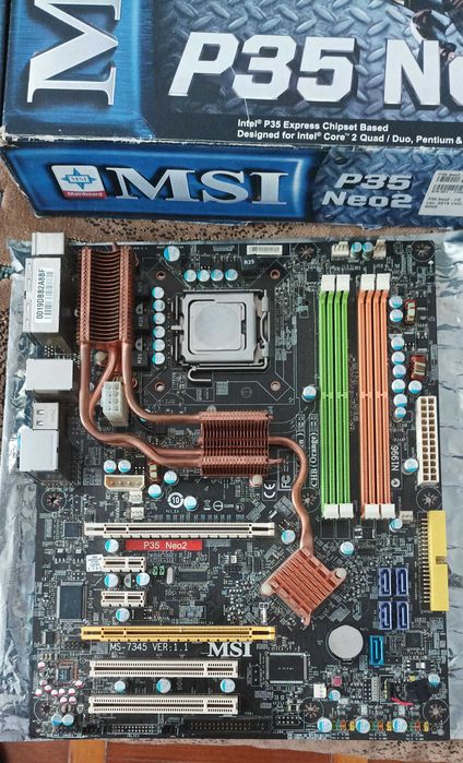 Материнская плата MSI P35 Neo2 + бонус